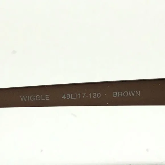 Lucky Brand WIGGLE BROWN Kids Eyeglasses Frames Rectangular Cat Eye 49-17-130 - Picture 11 of 12